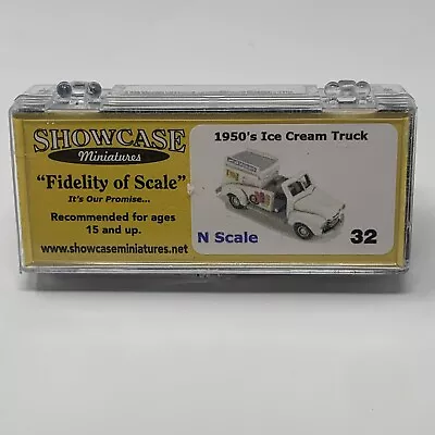 N Scale 1950's Ice Cream Truck Kit- Model Railroad By Showcase Miniatures (32) • $16.94