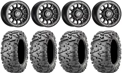 Sedona Sano Beadlock 14  Wheels Black 26  BigHorn 2.0 Tires Textron Wildcat XX • $1545.94