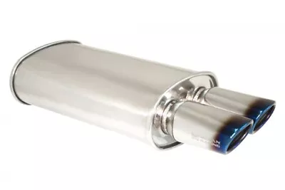 Megan Racing Exhaust Muffler: O-VA Muffler (Dual Oval Burnt Tips) • $160.32