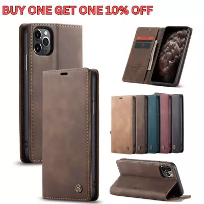 IPhone 15 14 13 12 11 Pro XS Max Mini XR SE 8 7 6 Plus Case Wallet Card Leather • $4.86