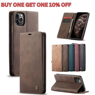 $4.86 • Buy IPhone 15 14 13 Pro Max 12 11 XS Max XR SE 8 7 6 Plus Wallet Case Leather Card