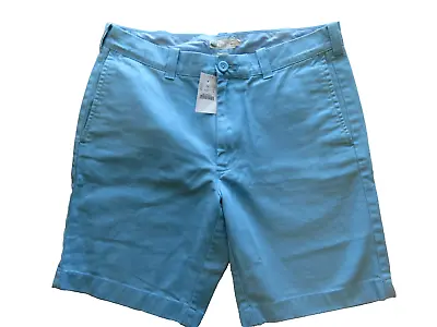 J Crew Shorts Mens 32 Blue Chino Cotton Preppy Casual Pocket Rugby Outdoors Mens • $11.98