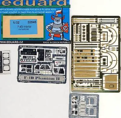 Eduard F-4D Phantom II Interior For Tamiya Etched Parts Edging Kit 1:3 2 New • $29.77