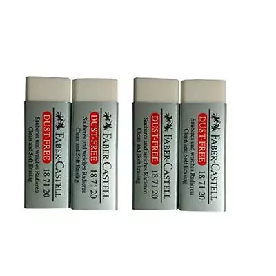 [Pack Of 4] LARGE Eraser Dust Free Clean And Soft Erasing For ART OFFICE SC... • $9.39