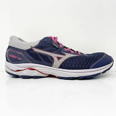 Mizuno Womens Wave Rider 21 GTX 410978 5A73 Blue Running Shoes Sneakers Sz 10.5 • $30.07