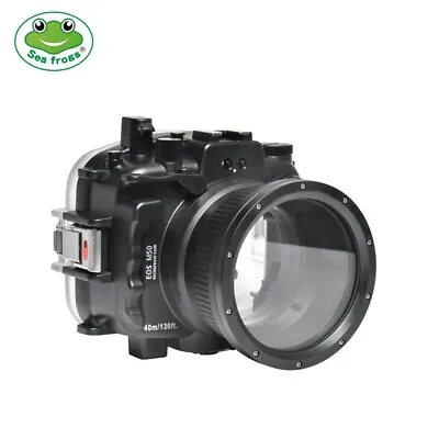 Seafrogs 40m/130ft Underwater Case Camera Housing For Canon EOS M50 18-55mm • $658.90