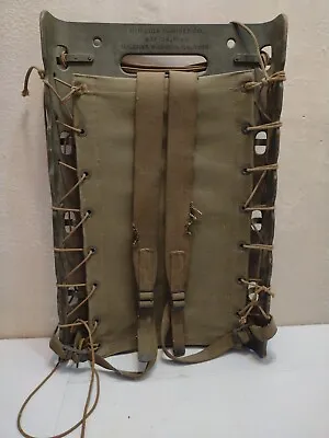 Antique Red Lion Cabinet Co WWII Military Pack Board Frame/Board 1944 Radio Pack • $89.99