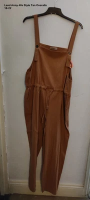 £10 • Buy Women's Overalls Land Army 40s Style Goodwood Revival Size 18/22