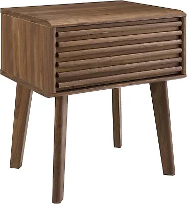 Modway Render End Table Or Nightstand - Walnut (‎EEI-3345-WAL) • $85