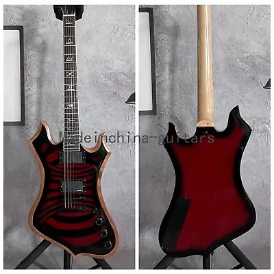 6 String Zakk Wylde Electric Guitar HH Pickups Maple Neck Black Hardware • $279
