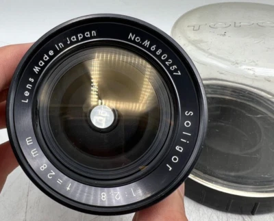 $54.99 • Buy Soligor 28mm F2.8 Wide Angle Topcon Mount Lens For SLR/Mirrorless Cameras