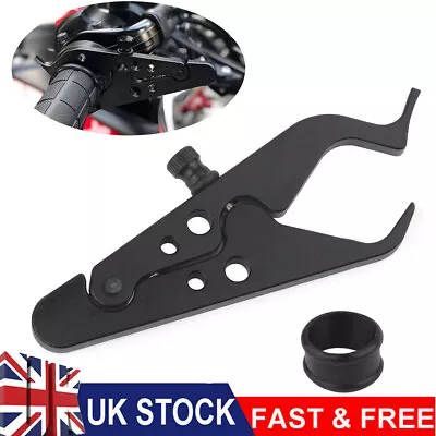 Motorcycle Cruise Control Throttle Lock Assist Retainer Grip Motorbike Universal • £4.99