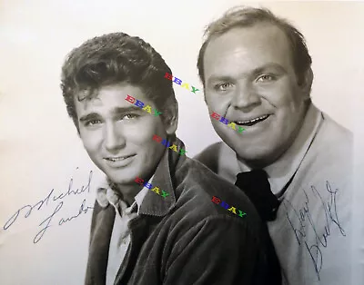 BONANZA MICHAEL LANDON DAN BLOCKER AUTOGRAPHED Signed 8x10 Photo REPRINT • $18.99