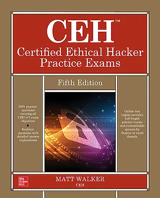 Ceh Certified Ethical Hacker Practice Exams Fifth • £21.83