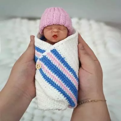 Reborn Baby Doll Accessories For 7  To 9  Knit Set Micro Preemie Mini Dolls • $15.81