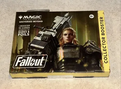 MTG Magic The Gathering Fallout Omega Box Collector Booster Pack English SEALED • $49.99