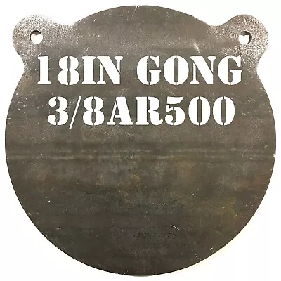 AR500 Steel Shooting Target 18 X3/8  - 1pc. Metal Rifle/Pistol Range Gong Hanger • $129.99