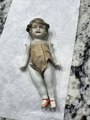 Vintage Porcelain Jointed Bisque Doll. Made In Japan • $19.99