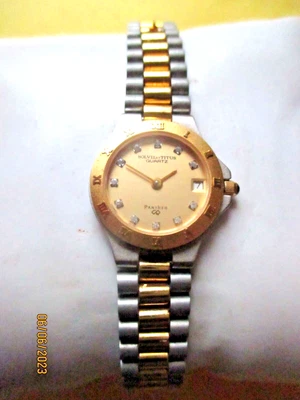 £9.95 • Buy Ladies Bi-Metal  Solvil Et Titus   Panther   Quartz Bracelet Watch