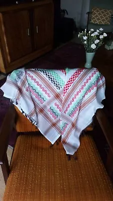 £16.99 • Buy Original Hirbawi Made In Palestine Kufiya Keffiyeh Scarf Shemagh Palestine Flag 
