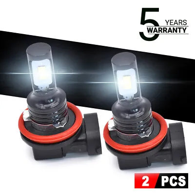 H11 H8 LED Headlight Super Bright Bulbs Kit White 6000K 4000LM Low Beam • $10.88