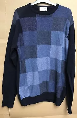 Vintage Marks And Spencer Pure Lambswool Jumper Casual Golf Size Large More XL • £14.99