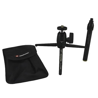 Manfrotto Table Tripod Kit With Ball Head Extension And Bag Loading 2kg • £117.87