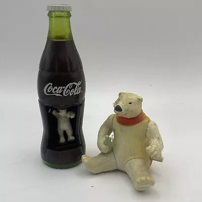 COCA-COLA Vintage Novelty Wind-up Bottle Dancing  & Drinking Bear BURGER KING • £8.50