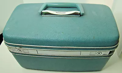 Vintage Samsonite Royal Traveler Hard Train Case Mirror Tray No Key Luggage • $29.95