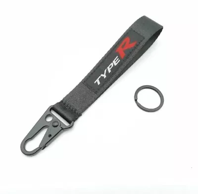 Honda Type R Black Lanyard Keyring Chain ID Card Holder Phone Strap • $12.44