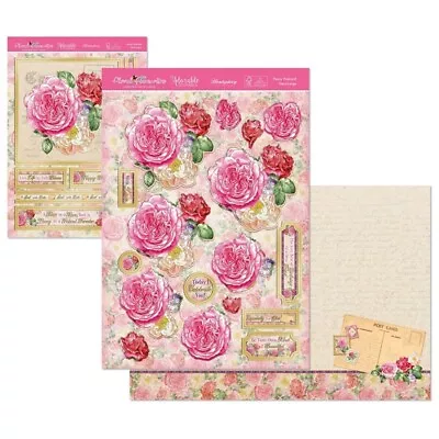 £1.99 • Buy Hunkydory Peony Postcard Florals Deco Large Decoupage Card Kit P&P Discounts