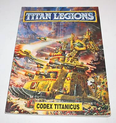 Warhammer 40k Epic Titan Legions Codex Titanicus • $29.99