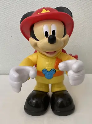 Mickey Mouse Fire Rescue - Talking 9.5 Inch Tall Figure - Vintage 2011 • £8.99