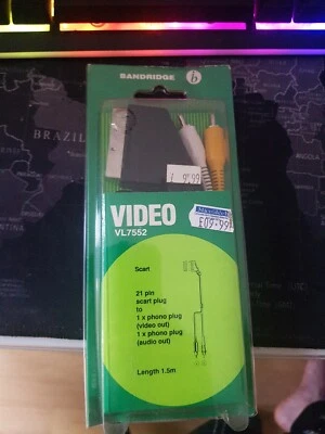 £2.50 • Buy Scart To Phono Lead , (video And Audio Out)