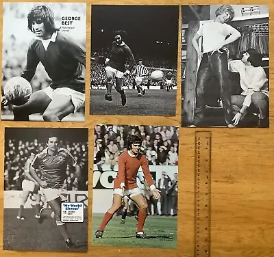£4.99 • Buy George Best (Manchester United & N Ireland) - Collection Of 5x Football Pictures
