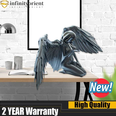 £13.99 • Buy Cute Girls Angel Statue Ornaments Cherub Figurine Sculpture Office Garden