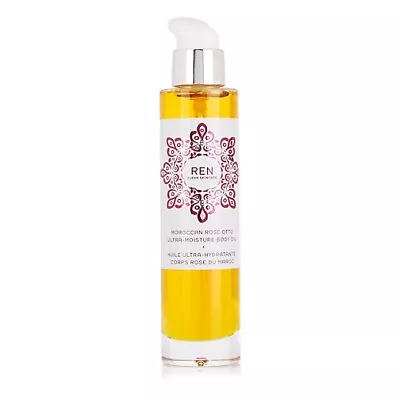£25 • Buy REN Moroccan Rose Otto Ultra Moisture Body Oil - 100ml With Free P&p
