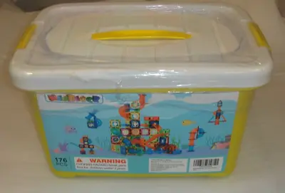 MAGBLOCK Magnet Toys Kids NEW Sealed Building Tiles 176 Pcs  Magnetic Blocks ... • $15
