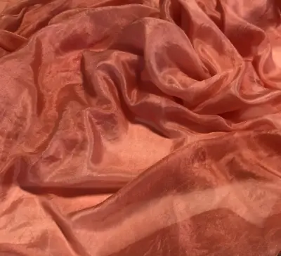 $11.99 • Buy Hand Dyed PEACH China Silk HABOTAI Fabric