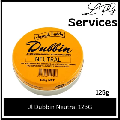 $18.14 • Buy Original Joseph Lyddy Neutral Leather Dubbin 125g Australian Made NEW AU