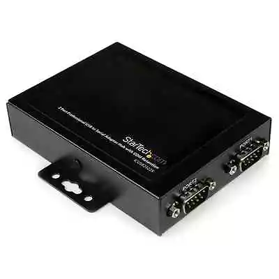 StarTech ICUSB2322X 2 Port Wall Mountable USB To Serial Adapter Hub With COM • $68.88