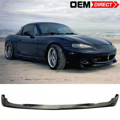 Fits 01-05 Mazda Miata MX-5 GV Style Front Bumper Lip Spoiler Splitter PU • $58.49