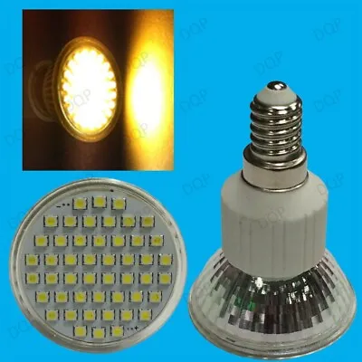 2x 5.6W LED Epistar Spot Light Bulbs Warm White SES E14 R50 Replacement Lamps • £7.49