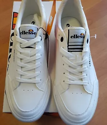 Ellesse Heritage Veno Vulc  White Sneaker Sz 45/ 11 New • $45