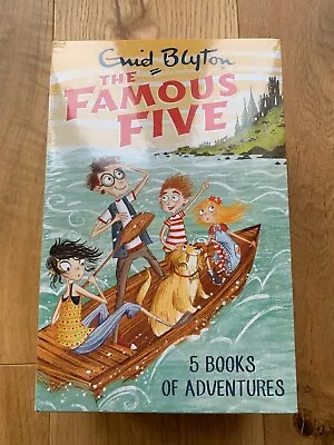 £9.99 • Buy Enid Blyton Famous Five 5 Books Of Adventures Collection Box Set: NEW