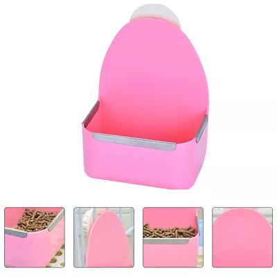  Hamster Feeder Pet Food Dispenser Rabbit Box Anti Pickpocket • £10.38