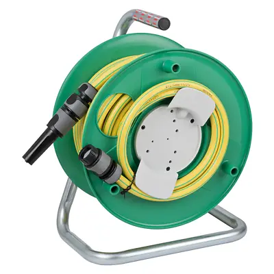 Brennenstuhl Water Hose Reel 20 Metre Hose With Spray Nozzle And Tap Connector • £52.46