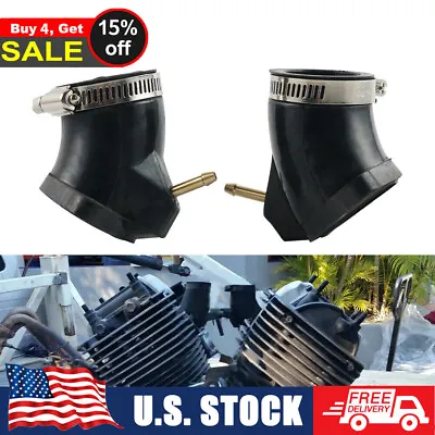 2pcs Carburetor Intake Manifold Carb Boots For Yamaha XVS650 V-Star Silverado • $14.99