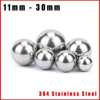 11mm To 30mm 304 Stainless Steel Ball Bearings Solid High Precision Round Balls • $2.74