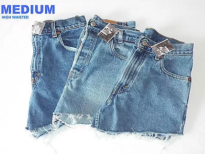 £12.99 • Buy  Vintage Womens Levis Denim High & Mid Waist Cut Off  Shorts, Hotpants 4 6 8 10